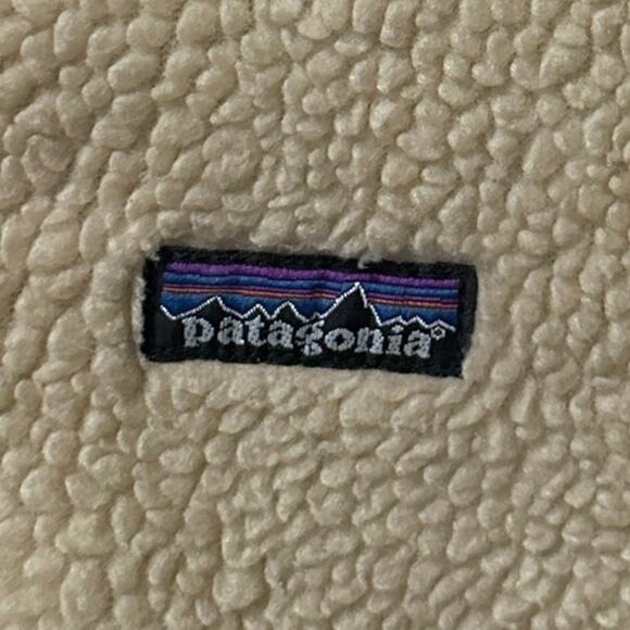 Patagonia Retro-X Jacket Women’s S Tan Full Zip Long Sleeve Deep Pile 23071 - Picture 2 of 10